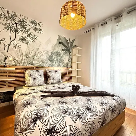 Appartamento Bird 4mn-train 6mn -private Parking- Paris Serris
